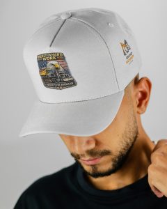 “Proud To Re American” Branded Cap White