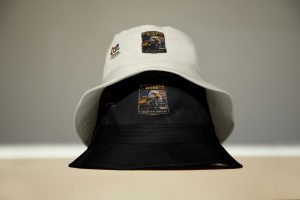 “Proud To Re American” Branded Cap Beanie Black + White