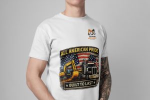 “Built To Last” Branded T-Shirt White